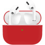 Ultratenký silikonový obal pro AirPods Pro - červený