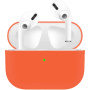 Ultratenký silikonový obal pro AirPods Pro - oranžový