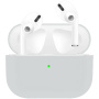 Ultratenký silikonový obal pro AirPods Pro - světle šedý