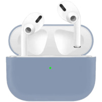 Ultratenký silikonový obal pro AirPods Pro - modrošedý