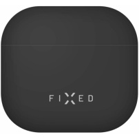 FIXED Silky ultratenký silikonový obal pro AirPods 4 / 5 - černý