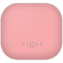 FIXED Silky ultratenký silikonový obal pro AirPods 4 / 5 - růžový