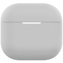 Ochranný silikonový obal pro AirPods 4 / 5 - světle šedý