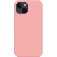 FIXED MagFlow silikonový kryt s MagSafe pro iPhone 14 Plus - růžový