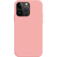 FIXED MagFlow silikonový kryt s MagSafe pro iPhone 14 Pro Max - růžový