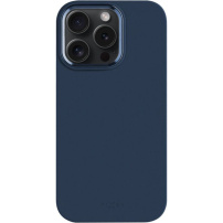 FIXED MagFlow silikonový kryt s MagSafe pro iPhone 15 Pro Max - tmavě modrý