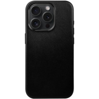 FIXED MagLeather kožený kryt s MagSafe pro iPhone 15 Pro Max - černý