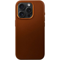 FIXED MagLeather kožený kryt s MagSafe pro iPhone 15 Pro Max - hnědý