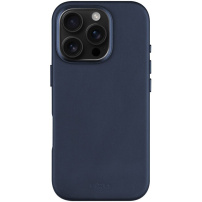 FIXED MagLeather kožený kryt s MagSafe pro iPhone 16 Pro Max - tmavě modrý