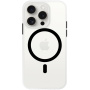 FIXED MagPurity transparentní kryt s černým MagSafe pro iPhone 15 Pro - čirý