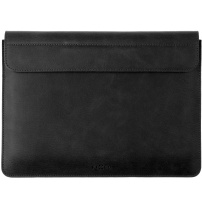 FIXED Oxford kožená obálka pro iPad do 11" - černá