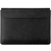 FIXED Oxford kožená obálka pro MacBook Air 13" (A2681 / A3113 / A3240 / A3449) - černá