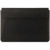 FIXED Oxford kožená obálka s prošíváním pro iPad 9,7" (2017/2018) / Air 1 / 2 / Pro 9,7" - černá
