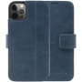 FIXED ProFit kožené flipové pouzdro pro iPhone 12 / 12 Pro - tmavě modré
