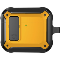 Super odolný obal s karabinou pro AirPods 4 / 5 - žlutý