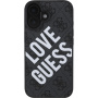 Guess 4G Big Love Logo kryt s MagSafe pro iPhone 16 - šedý