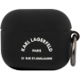 Karl Lagerfeld Rue St. Guillaume silikonový obal pro AirPods 3 - černý