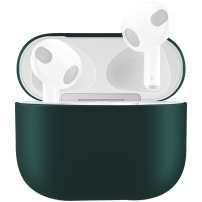 Ochranný silikonový obal pro AirPods 3 - tmavě zelený