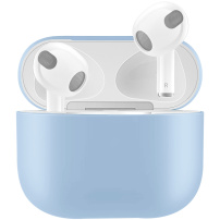 Ochranný silikonový obal pro AirPods 3 - světle modrý