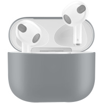 Ochranný silikonový obal pro AirPods 3 - šedý