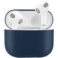 Ochranný silikonový obal pro AirPods 3 - tmavě modrý