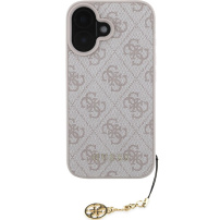 Guess 4G Charms kryt pro iPhone 16 - růžový