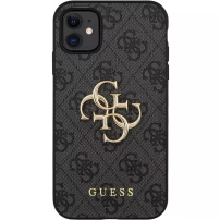 Guess 4G Metal Logo kryt pro iPhone 11 - šedý