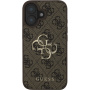Guess 4G Metal Logo kryt pro iPhone 16 Plus - hnědý
