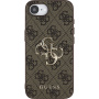Guess 4G Metal Logo kryt pro iPhone 16e / 17e - hnědý
