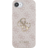 Guess 4G Metal Logo kryt pro iPhone 16e / 17e - růžový