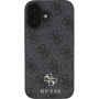 Guess 4G Small Metal Logo kryt s MagSafe pro iPhone 16 - šedý