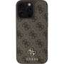Guess 4G Small Metal Logo kryt s MagSafe pro iPhone 16 Pro Max - hnědý