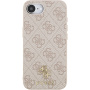 Guess 4G Small Metal Logo kryt s MagSafe pro iPhone 16e / 17e - růžový