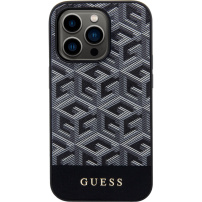Guess G Cube kryt s MagSafe pro iPhone 15 Pro Max - šedý
