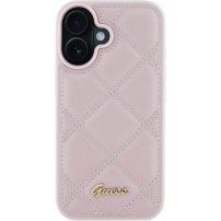 Guess Quilted kryt pro iPhone 16 - růžový