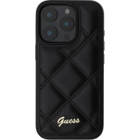Guess Quilted kryt pro iPhone 16 Pro Max - černý