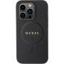 Guess Saffiano kryt s MagSafe pro iPhone 15 Pro - černý