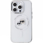 Karl Lagerfeld IML K&CH Heads Metal Frame kryt s MagSafe pro iPhone 15 Pro Max - čirý