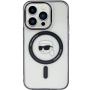 Karl Lagerfeld IML Karl´s Head kryt s MagSafe pro iPhone 15 Pro - černý