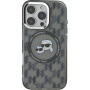Karl Lagerfeld IML Monogram K&CH Heads kryt s MagSafe pro iPhone 16 Pro Max - černý