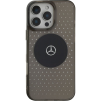 Mercedes Star Pattern kryt s MagSafe pro iPhone 16 Pro - šedý