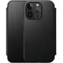 Nomad Modern Leather Folio flipové pouzdro s MagSafe pro iPhone 14 Pro Max - černé