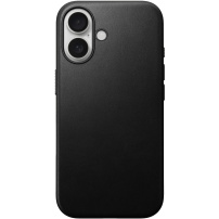 Nomad Modern Leather kožený kryt s MagSafe pro iPhone 16 - černý