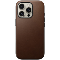 Nomad Modern Leather kožený kryt s MagSafe pro iPhone 16 Pro - hnědý