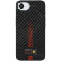 Oracle Red Bull Racing Carbon Powerbar kryt s MagSafe pro iPhone 16e / 17e - černý