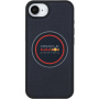 Oracle Red Bull Racing Red Ring kožený kryt s MagSafe pro iPhone 16e / 17e - tmavě modrý