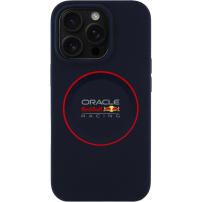 Oracle Red Bull Racing Red Ring silikonový kryt s MagSafe pro iPhone 15 Pro - tmavě modrý