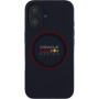 Oracle Red Bull Racing Red Ring silikonový kryt s MagSafe pro iPhone 16 - tmavě modrý