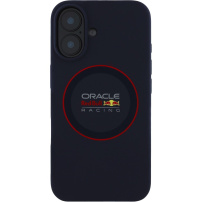 Oracle Red Bull Racing Red Ring silikonový kryt s MagSafe pro iPhone 16 - tmavě modrý