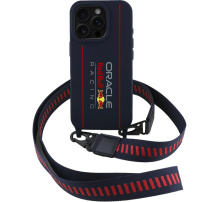 Oracle Red Bull Racing Vertical Logo kryt s popruhem a MagSafe pro iPhone 16 Pro Max - tmavě modrý
